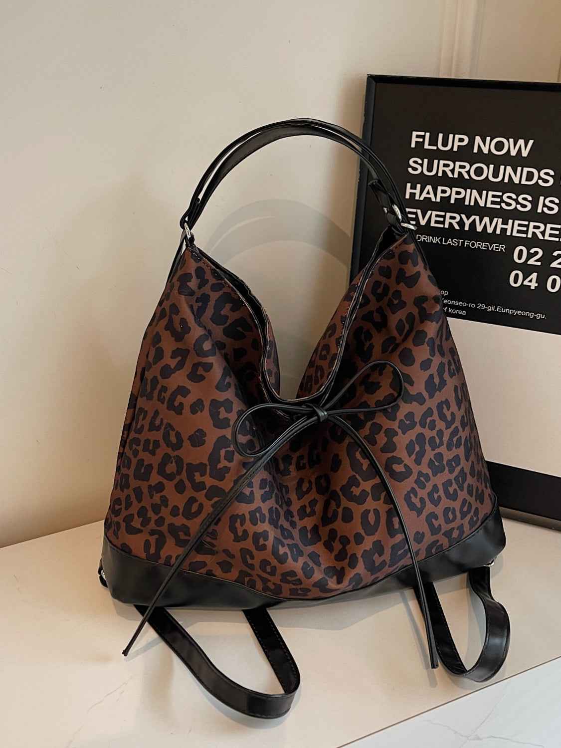 Leopard Dual Purpose Crossbody Bag - Damned Threads